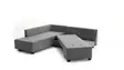 Hörnbäddsoffa Atelier del Sofa Manama Grå Polyester 280x206x85 cm - Soffor - 8681875114249 - 6
