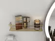 Vägghylla Hanah Home Banyo Makyaj Raf? Guld Metall 7x7x33 cm - Vägghyllor - 8682870729629 - 7