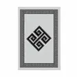 Badrumsmatta Set Mijölnir Flerfärgad 100% Polyester Halkfri Antibakteriell 50x60 cm & 60x100 cm - Badrumsmattor och våtrumsmattor - 8683342420969 - 1
