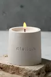 Doftljus Aberto Design Konik Vit Betong Vanilj Ros 8,5x8 cm - Ljus och lyktor - 8684282969099 - 2