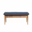 Matbord Hanah Home Vina 1048 Mörkblå Furu Spånskiva 130x77x80 cm - Matbord - 8681875790979 - 7