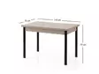 Matbord Hanah Home Polo Ljus Mocca Spånskiva 110x75x70 cm - Matbord - 8684283011759 - 8