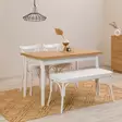 Matbord Hanah Home Oliver Open Vit Spånskiva 120x77x75 cm - Matbord - 8683743538409 - 6