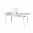Matbord Hanah Home Vina Vit Spånskiva 130x77x80 cm - Matbord - 8681875791419 - 8