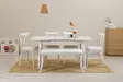 Matbord Hanah Home Vina Vit Spånskiva 130x77x80 cm - Matbord - 8681875791419 - 6