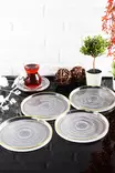 Assietter Set Hermia Transparent Glas 4 Delar - Tallrikar - 8684283721429 - 1