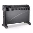 Konvektorelement Turbo 2000W - Fristående element svart - Värmefläktar och elradiatorer - 6438168121529 - 1