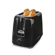 Brödrost | 2 fack | 700 W | 6 brynningsnivåer | Löstagbar smulbricka | Avbrytfunktion | Svart - Smörgåsgrillar och brödrostar - 8711902089889 - 1