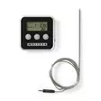 Kötttermometer | upp till 250°C | Larmtimer | LCD-display - Köksredskap och matlagning - 8711902090199 - 75