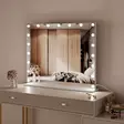 Lumio Lights Hollywood 100x80 cm sminkspegel med 19 LED-lampor - Smink och sminktillbehör - 6438014427959 - 4