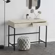 Sminkbord Hanah Home Linda Travertine Spånskiva 100x45x75 cm - Toalettbord - 8684283031429 - 4