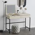 Sminkbord Hanah Home Linda Travertine Spånskiva 100x45x75 cm - Toalettbord - 8684283031429 - 3