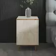 Sängbord Hanah Home Imaj Travertin Guld Spånskiva 40x60x35 cm - Nattduksbord - 8684283460199 - 2