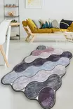 Matta Conceptum Circle Lila Polyester 80x150 cm - Små mattor och gångmattor - 8683743782819 - 2