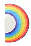 Matta Conceptum Hypnose Rainbow Flerfärgad Polyester 85x160 cm - Små mattor och gångmattor - 8681875668629 - 4