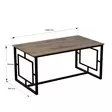 Matbord Hanah Home Alin Valnöt Spånskiva 160x76x90 cm - Matbord - 8681875508659 - 6