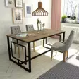 Matbord Hanah Home Alin Valnöt Spånskiva 160x76x90 cm - Matbord - 8681875508659 - 2