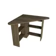 Skrivbord Hanah Home Corner Valnöt Spånskiva 80x73,8x80 cm - Skrivbord - 8681875705249 - 1