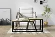 Soffbord Hanah Home Boyce Ek Spånskiva 75x37x50 cm - Soffbord - 8683743420759 - 3