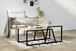 Soffbord Hanah Home Boyce Ek Spånskiva 75x37x50 cm - Soffbord - 8683743420759 - 2