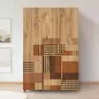 Garderob Hanah Home Leva Hedera Colorblock Furu Spånskiva 120x189x48 cm - Garderober - 8683743421879 - 2