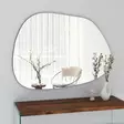 Spegel Hanah Home Amorphous Transparent MDF 90x70x3,2 cm - Speglar - 8682870860339 - 4