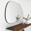 Spegel Hanah Home Amorphous Transparent MDF 90x70x3,2 cm - Speglar - 8682870860339 - 5