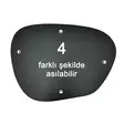 Spegel Hanah Home Amorphous Transparent MDF 90x70x3,2 cm - Speglar - 8682870860339 - 1