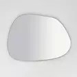 Spegel Hanah Home Amorphous Transparent MDF 90x70x3,2 cm - Speglar - 8682870860339 - 8
