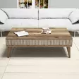 Vardagsrumsmöbelset Hanah Home Milan Valnöt Spånskiva 180x40x35 cm - Möbler - 8681875827989 - 5