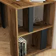 Skrivbord Hanah Home Lima Valnöt Antracit Spånskiva 120x75,4x60 cm - Skrivbord - 8683342169899 - 5