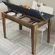 Matbord Hanah Home Kiev 504 Valnöt Antracit Spånskiva 110x75x72 cm - Matbord - 8683743327409 - 5