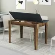 Matbord Hanah Home Kiev 504 Valnöt Antracit Spånskiva 110x75x72 cm - Matbord - 8683743327409 - 4