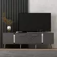 TV-bänk Hanah Home Detas Antracit Spånskiva 150x48,2x35 cm - TV-bänkar - 8683743397839 - 2