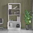 Bokhylla Hanah Home Vo4 W Vit Spånskiva 64x140x35,5 cm - Bokhyllor - 8683342404969 - 5