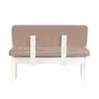 Bänk Hanah Home Vina Vit Spånskiva 110x85x40 cm - Bänkar - 8682870773899 - 5