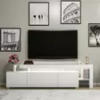 TV-bänk Hanah Home Beliz Vit Spånskiva 192x53x37 cm - TV-bänkar - 8683342170499 - 3