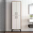 Förvaringsskåp Hanah Home Berlin A Valnöt Vit Spånskiva 60x200x35 cm - Skåp och byråer - 8683342170109 - 3