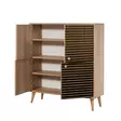 Förvaringsskåp Hanah Home Multilux 220 Sonoma Ek Spånskiva 95x111x36 cm - Skåp och byråer - 8681875380729 - 6