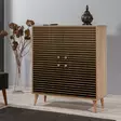 Förvaringsskåp Hanah Home Multilux 220 Sonoma Ek Spånskiva 95x111x36 cm - Skåp och byråer - 8681875380729 - 2