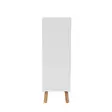 Förvaringsskåp Hanah Home Multilüx Daisy Vit Spånskiva 95x111x36 cm - Skåp och byråer - 8683743425969 - 8