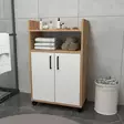 Förvaringsskåp Hanah Home Tiraks Furu Vit Spånskiva 60x97,3x35 cm - Skåp och byråer - 8684283433919 - 3