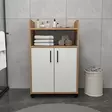 Förvaringsskåp Hanah Home Tiraks Furu Vit Spånskiva 60x97,3x35 cm - Skåp och byråer - 8684283433919 - 2
