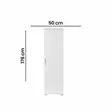 Förvaringsskåp Hanah Home Tuval 063 Vit Spånskiva 50x176x49 cm - Skåp och byråer - 8684283515509 - 7