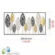 Väggdekor Metall Wallity Flerfärgad Metall 114x4x60 cm - Dekorationer, prydnadsföremål - 8683742936039 - 8