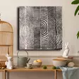 Canvastavla Wallity Flerfärgad Canvas 70x70 cm - Tavlor och ramar - 8684282626329 - 3