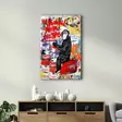 Glastavla Wallity Flerfärgad Glas 46x72 cm - Tavlor och ramar - 8684282919759 - 4