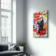 Glastavla Wallity Flerfärgad Glas 46x72 cm - Tavlor och ramar - 8684282919759 - 5