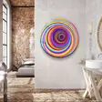 Glastavla Wallity Flerfärgad Glas 80x80 cm - Tavlor och ramar - 8684283034499 - 5