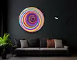 Glastavla Wallity Flerfärgad Glas 80x80 cm - Tavlor och ramar - 8684283034499 - 2